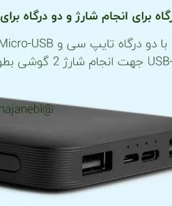 پاوربانک شیائومی 10000 مدل PB100LZM گلوبال