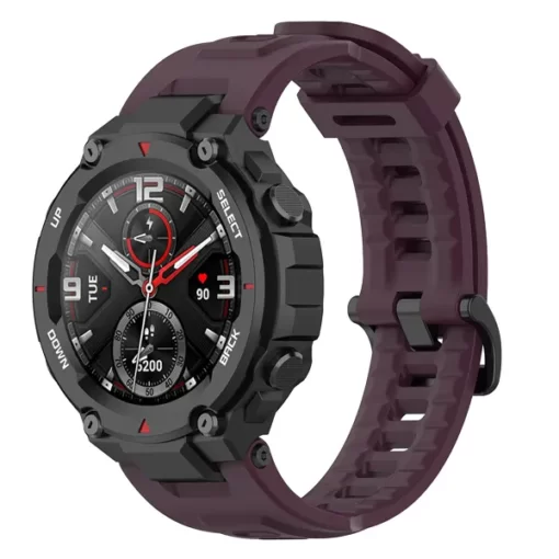 بند سیلیکونی ساعت هوشمند Amazfit T-Rex / T-Rex Pro - بنفش