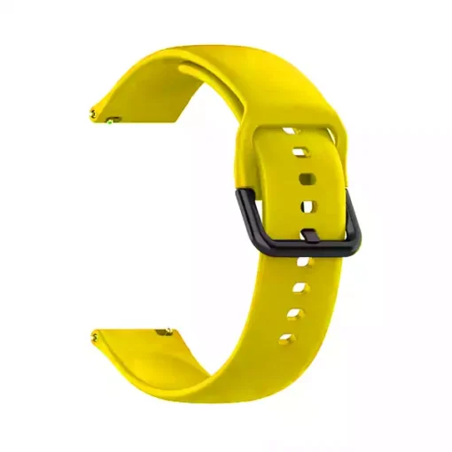 بند ساعت هوشمند Amazfit GTS 2 Mini طرح سیلیکون - زرد