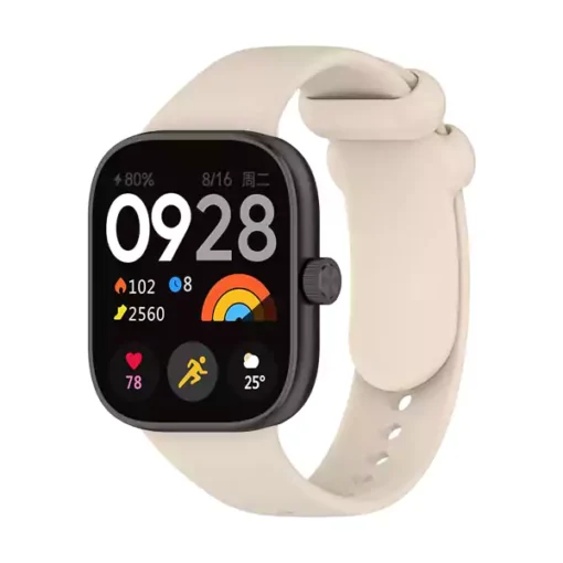 بند ساعت هوشمند شیائومی Redmi Watch 4 طرح سیلیکونی - استخوانی