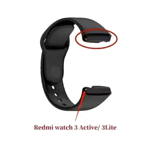 بند سیلیکونی ساعت هوشمند شیائومی Redmi Watch 3 Active - قفل اصلی