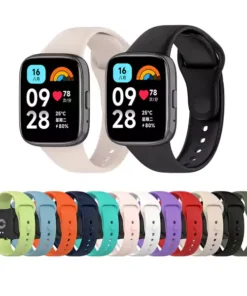 بند سیلیکونی ساعت هوشمند شیائومی Redmi Watch 3 Active - کرم استخوانی