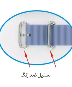 بند سیلیکونی ساعت هوشمند طرح اوشن