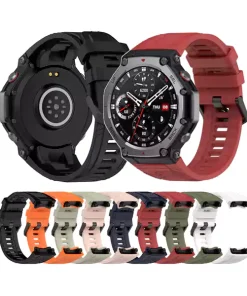 بند سیلیکونی ساعت هوشمند Amazfit T-Rex 3