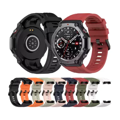 بند سیلیکونی ساعت هوشمند Amazfit T-Rex 3