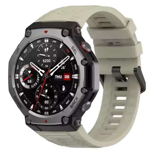 بند سیلیکونی ساعت هوشمند Amazfit T-Rex 3 - طوسی(خاکی)