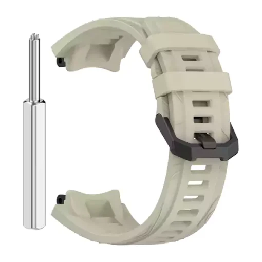 بند سیلیکونی ساعت هوشمند Amazfit T-Rex 3 - طوسی(خاکی)