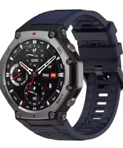 بند سیلیکونی ساعت هوشمند Amazfit T-Rex 3 - سرمه ای