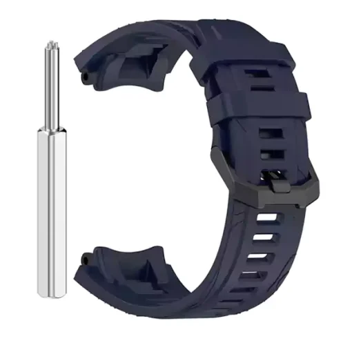 بند سیلیکونی ساعت هوشمند Amazfit T-Rex 3 - سرمه ای