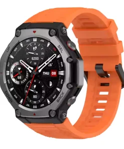 بند سیلیکونی ساعت هوشمند Amazfit T-Rex 3 - نارنجی
