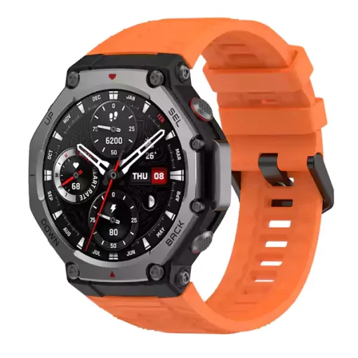 بند سیلیکونی ساعت هوشمند Amazfit T-Rex 3 - نارنجی