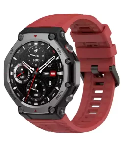 بند سیلیکونی ساعت هوشمند Amazfit T-Rex 3 - قرمز