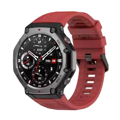 بند سیلیکونی ساعت هوشمند Amazfit T-Rex 3 - قرمز
