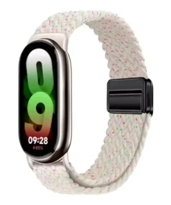 Xiaomi Mi Band 8 9 10 Fabric Strap Magnet StarCherry بند پارچه ای می بند 8/9/10 شیائومی - کرم گیلاسی