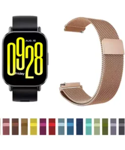 بند فلزی ساعت هوشمند Redmi Watch 5 Active میلانس